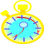 Stop Watch - Analog 14 Clip Art