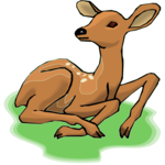 Deer - Calf 1 Clip Art