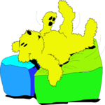 Teddy Bear Relaxing 1