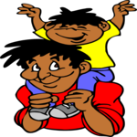 Father & Son 03 Clip Art