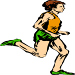 T & F - Runner 4 Clip Art