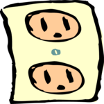Electrical Outlet 07 Clip Art