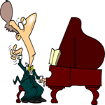 Pianist 12 Clip Art