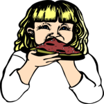 Kid Eating Pizza