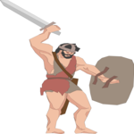 Gaulish Warrior Clip Art