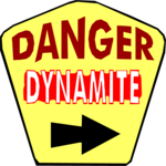 Danger - Dynamite Clip Art