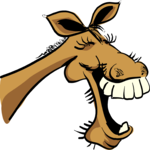 Horse Laughing Clip Art