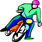 Motorcycle Racing 23 Clip Art