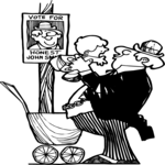 Politician Kissing Baby