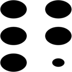 Braille Q Clip Art