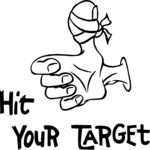 Hit Your Target Clip Art