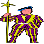 Vatican Guard 1 Clip Art