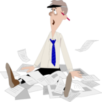 Businessman - Overwhelmed 1