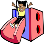 Girl on Slide