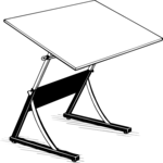 Drafting Table 2 Clip Art