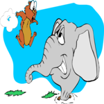 Elephant & Squirrel