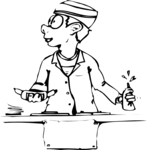 Hot Dog Server Clip Art