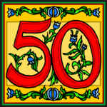 Decorative 50 Clip Art