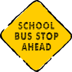 School Bus Stop Ahead Clip Art