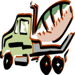 Cement Truck 4 Clip Art