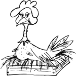 Chicken 05 Clip Art