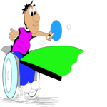 Ping Pong - Player 21 Clip Art