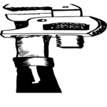 Wrench - Pipe 6 Clip Art