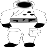 Astronaut 03 Clip Art