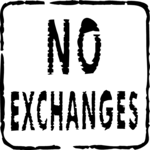 No Exchanges
