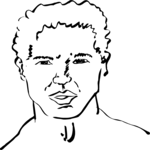 Face - Male 01 Clip Art