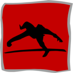 T & F - High Jump 5 Clip Art