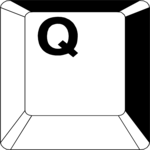 Key Q Clip Art
