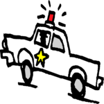 Police Car 03 Clip Art