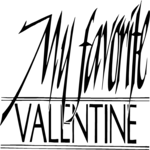 My Favorite Valentine Clip Art