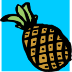 Pineapple 04 Clip Art