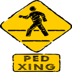 Pedestrian Crossing 3 Clip Art