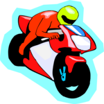 Motorcycle Racing 17 Clip Art