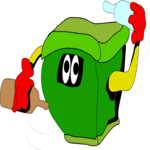 Trash Can 40 Clip Art