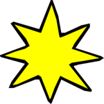 Star 118 Clip Art