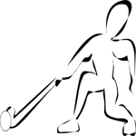 Field Hockey 11 Clip Art