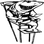 Lifeguard - Shark Clip Art