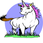 Unicorn 04 Clip Art