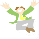 Man Jumping 2 Clip Art