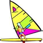 Windsurfing 21 Clip Art