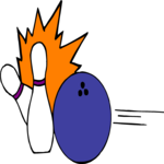 Ball & Pins 18 Clip Art