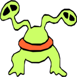 Space Alien 113 Clip Art