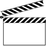 Clapboard Frame 1 Clip Art