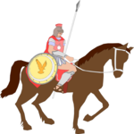 Horseman - Greek 4 Clip Art