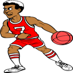 Basketball Player 19 Clip Art