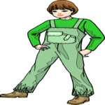 Boy in Overalls 2